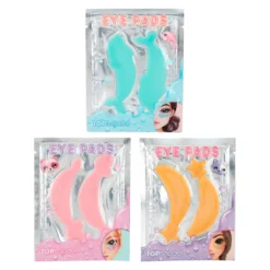Depesche 12334 TOPModel 3er-Set Augenpad (pink, Gelb, Türkis) BEAUTY And ME