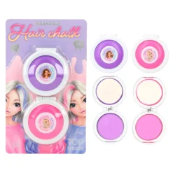 Depesche 12343 TOPModel Haarkreide Set BEAUTY And ME 2er Set - Lila & Pink