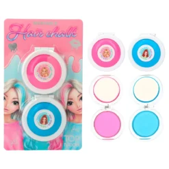Depesche 12343 TOPModel Haarkreide Set BEAUTY And ME 2er Set - Pink & Blau