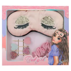Depesche 12345 TOPModel Schlafmaske Set BEAUTY And ME Maske, Haargummi, Klammern