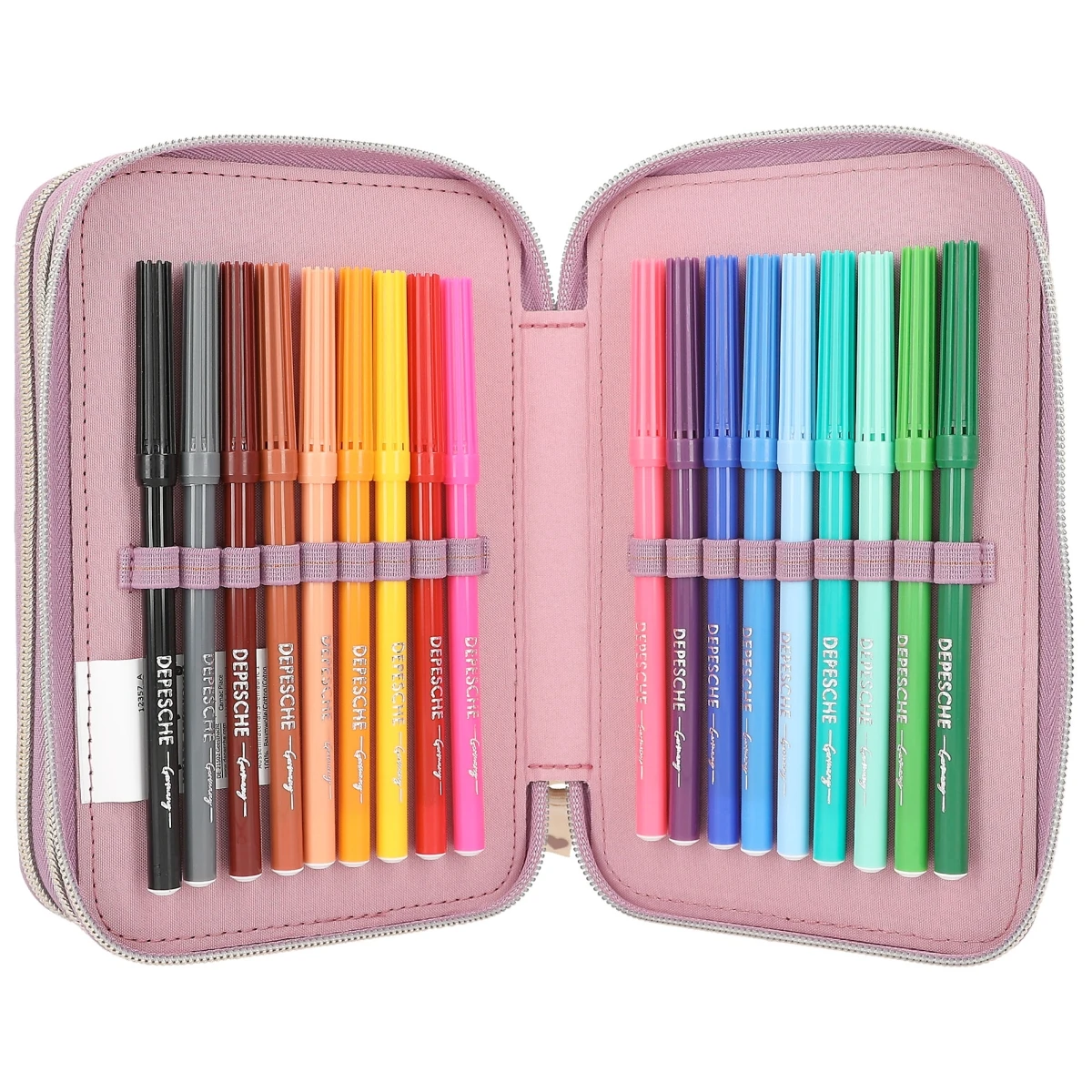 Depesche 12357 Pferd Miss Melody 3-Fach Federtasche FARM HOUSE Baumwolle Lila 7 Depesche 12357 Pferd Miss Melody 3-Fach Federtasche FARM HOUSE Baumwolle Lila – Bild 7