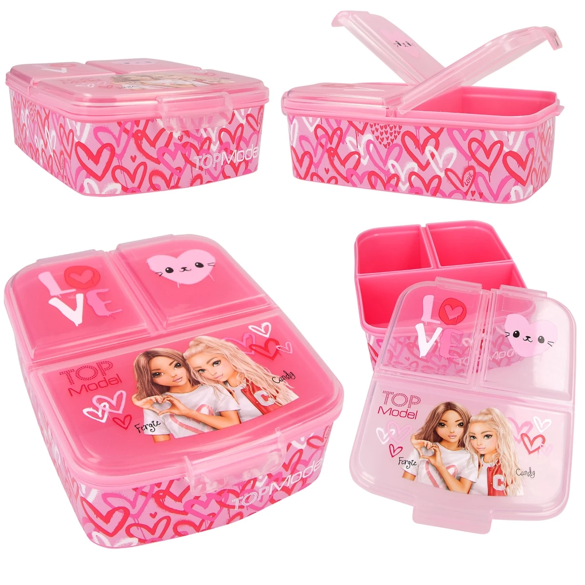 Depesche 12365 TOPModel Lunchbox Brotdose ONE LOVE Candy Fergie Herzen 1 Depesche 12365 TOPModel Lunchbox Brotdose ONE LOVE Candy Fergie Herzen