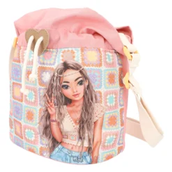 Depesche 12416 TOPModel Beuteltasche HIPPIE HEART Talita Patchwork-Muster -Nicii Plusch Geschaft 0012416 0012416 12416 4 image zoom