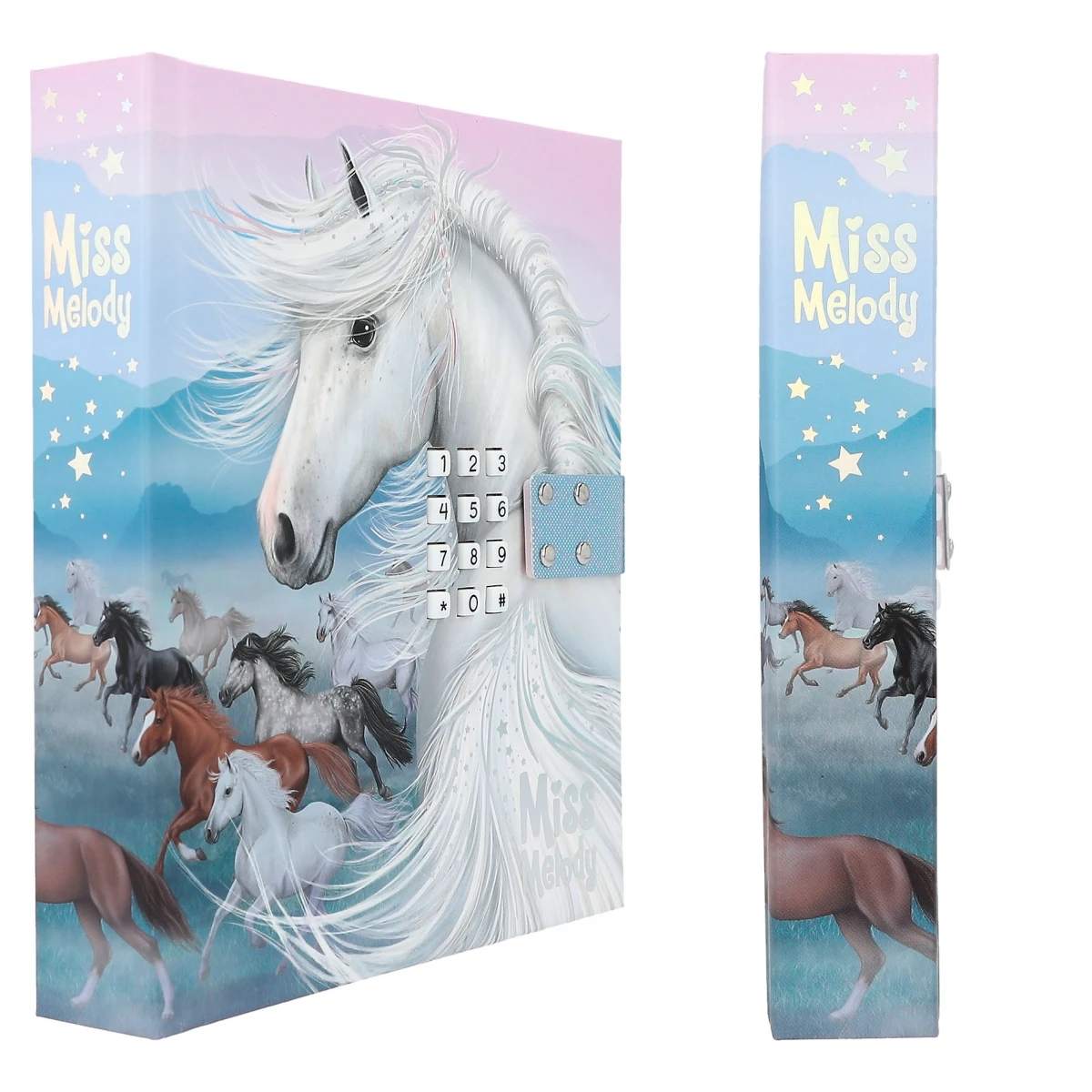 Depesche 12418 Pferd Miss Melody Tagebuch Mit Code Und Sound Weiß Mit Herde 3 Depesche 12418 Pferd Miss Melody Tagebuch Mit Code Und Sound Weiß Mit Herde – Bild 3