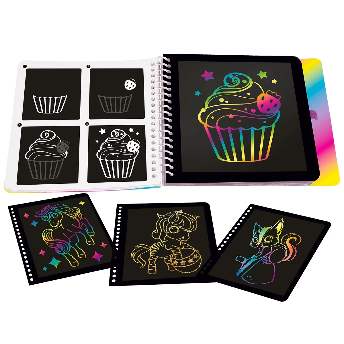 Depesche 12426 Ylvi And The Minimoomis Mini Magic Scratch Book Einhorn Kratzbuch 5 Depesche 12426 Ylvi And The Minimoomis Mini Magic Scratch Book Einhorn Kratzbuch – Bild 5