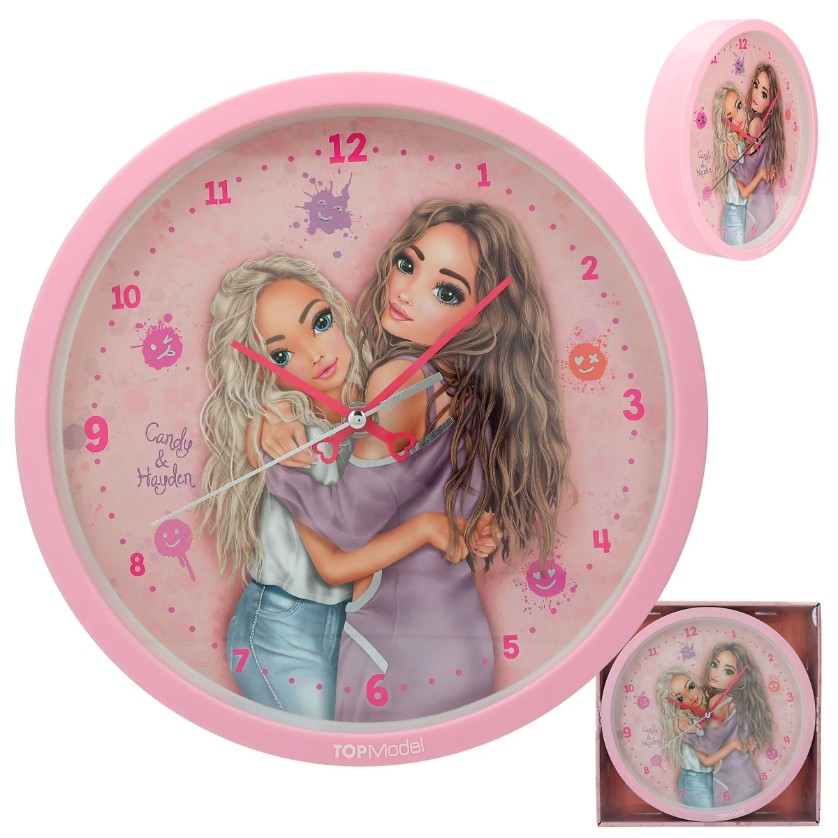 Depesche 12432 TOPModel Stylische Wanduhr HAPPY TOGETHER Candy & Hayden 1 Depesche 12432 TOPModel Stylische Wanduhr HAPPY TOGETHER Candy & Hayden