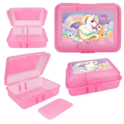 Depesche 12435 Ylvi And The Minimoomis Glitzer Brotdose Einhorn Naya Rosa