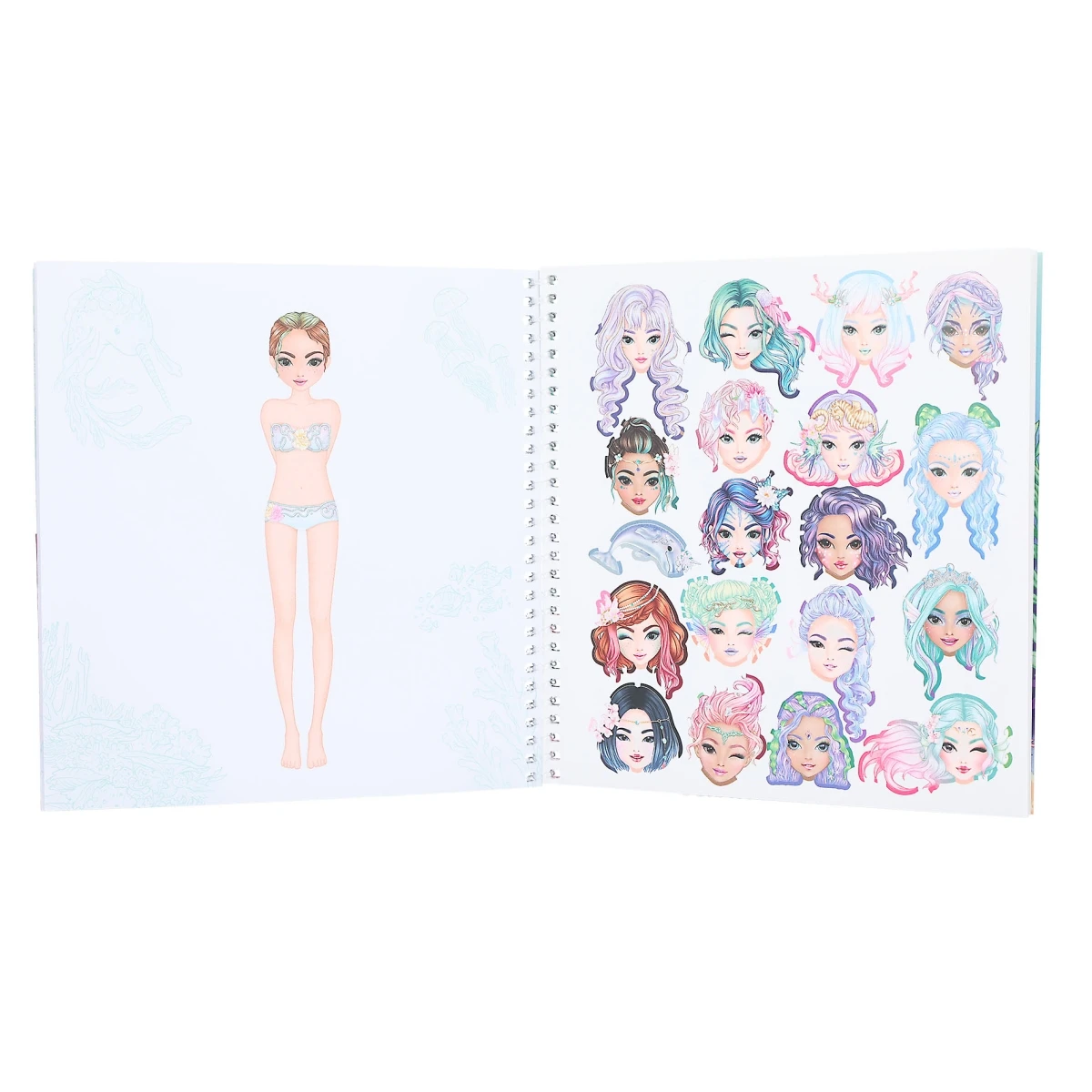 Depesche 12438 TOPModel Dress Me Up Stickerbuch MERMAID Meerjungfrau Kreativbuch 4 Depesche 12438 TOPModel Dress Me Up Stickerbuch MERMAID Meerjungfrau Kreativbuch – Bild 4