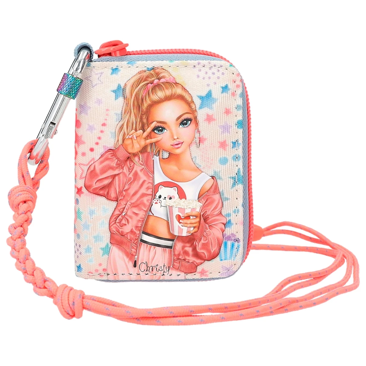 Depesche 12444 TOPModel Portemonaie Geldbörse Lanyard CUTIE STAR Christy Popcorn 2 Depesche 12444 TOPModel Portemonaie Geldbörse Lanyard CUTIE STAR Christy Popcorn – Bild 2