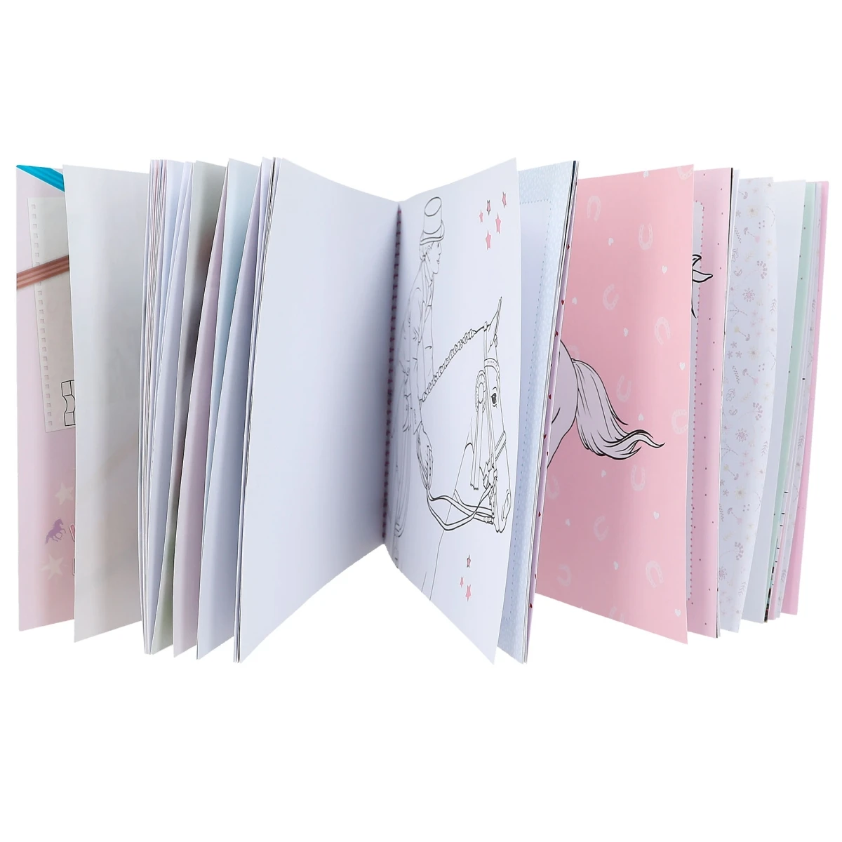 Depesche 12479 Pferd Miss Melody Pferde Malbuch Mit Spiralbindung Und Stickern 5 Depesche 12479 Pferd Miss Melody Pferde Malbuch Mit Spiralbindung Und Stickern – Bild 5