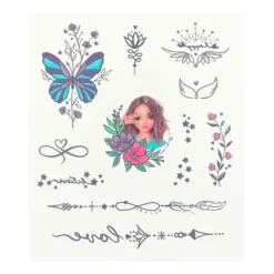 Depesche 12483 TOPModel Tattoos BEAUTY And ME Klebetattoos Einmaltatto (2 Bögen) -Nicii Plusch Geschaft 0012483 0012483 12483 4 image zoom