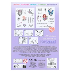 Depesche 12483 TOPModel Tattoos BEAUTY And ME Klebetattoos Einmaltatto (2 Bögen) -Nicii Plusch Geschaft 0012483 0012483 12483 6 image zoom