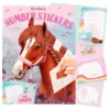 Depesche 12486 Pferd Miss Melody Number Sticker Stickern Nach Zahlen Stickerbuch