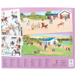 Depesche 12502 Create Your Happy Horses Stickerbuch Für Alle Pferde-Fans -Nicii Plusch Geschaft 0012502 0012502 12502 6 image zoom