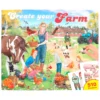 Depesche 12503 Create Your Farm - Malbuch Mit Stickern Farmtiere Bauernhof