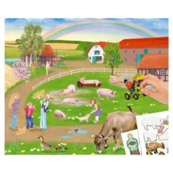 Depesche 12503 Create Your Farm - Malbuch Mit Stickern Farmtiere Bauernhof -Nicii Plusch Geschaft 0012503 0012503 12503 5 image zoom