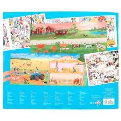 Depesche 12503 Create Your Farm - Malbuch Mit Stickern Farmtiere Bauernhof -Nicii Plusch Geschaft 0012503 0012503 12503 6 image zoom