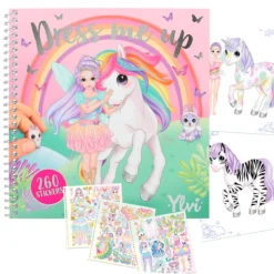 Depesche 12579 Ylvi And The Minimoomis Me Up Stickerbuch Einhörner Kreativbuch