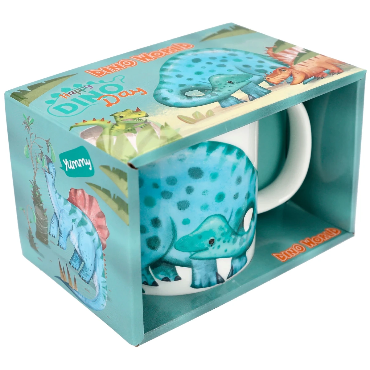 Depesche 12600 Tasse Erhabener Dino World Blauer Dinosaurier Happy Dino Day 2 Depesche 12600 Tasse Erhabener Dino World Blauer Dinosaurier Happy Dino Day – Bild 2