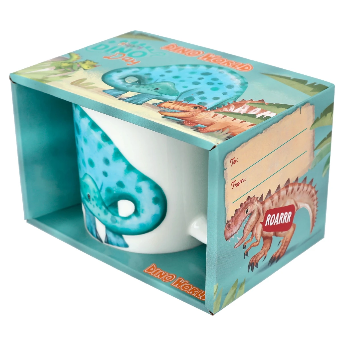 Depesche 12600 Tasse Erhabener Dino World Blauer Dinosaurier Happy Dino Day 5 Depesche 12600 Tasse Erhabener Dino World Blauer Dinosaurier Happy Dino Day – Bild 5