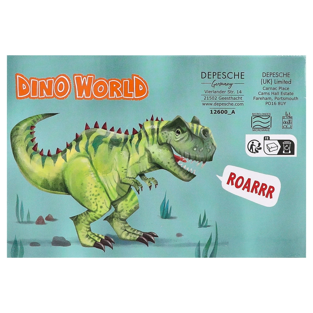 Depesche 12600 Tasse Erhabener Dino World Blauer Dinosaurier Happy Dino Day 6 Depesche 12600 Tasse Erhabener Dino World Blauer Dinosaurier Happy Dino Day – Bild 6