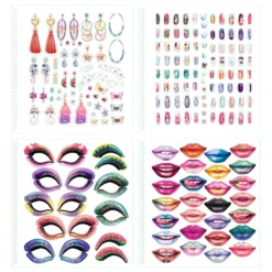 Depesche 12603 TOPModel Dress Me Up Face BEAUTY GIRL Stickerheft Sticker-Spaß -Nicii Plusch Geschaft 0012603 0012603 12603 6 image zoom