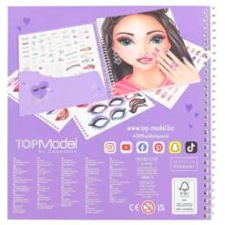 Depesche 12603 TOPModel Dress Me Up Face BEAUTY GIRL Stickerheft Sticker-Spaß -Nicii Plusch Geschaft 0012603 0012603 12603 8 image zoom