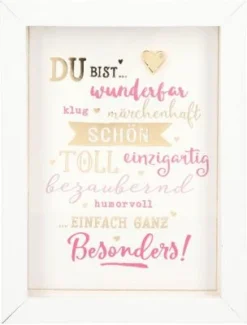 Depesche 11626_002 Komplimente Im Bilderrahmen Du Bist Einfach Ganz Besonders