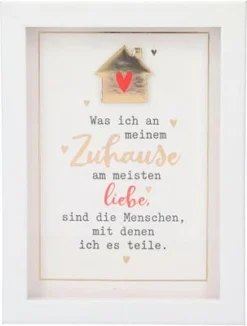 Depesche 11626_003 Komplimente Im Bilderrahmen Was Ich An Meinem Zuhause Liebe