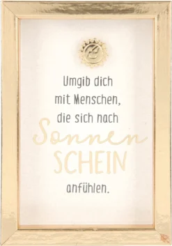 Depesche 11625_010 Komplimente Im Bilderrahmen Klein Umgib Dich Mit Menschen...