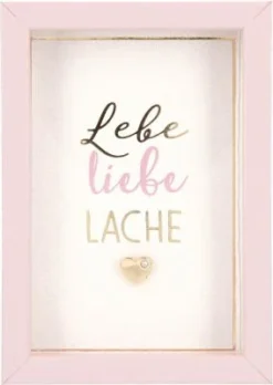 Depesche 11625_011 Komplimente Im Bilderrahmen Klein Lebe Liebe LACHE