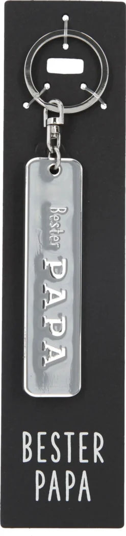 Depesche 11807 Schlüsselanhänger Vergiss Mich Nicht - 012 BESTER PAPA