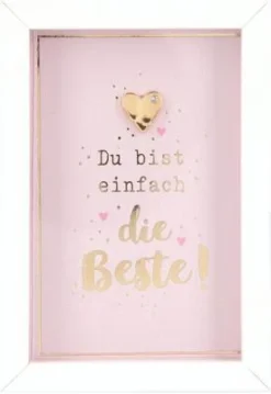 Depesche 11625_013 Komplimente Im Bilderrahmen Klein Du Bist Einfach Die Beste!