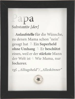 Depesche 11626_013 Komplimente Im Bilderrahmen Papa Anlaufstelle Für Die Wünsche 1 Depesche 11626_013 Komplimente Im Bilderrahmen Papa Anlaufstelle Für Die Wünsche