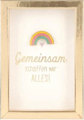 Depesche 11625_024 Komplimente Im Bilderrahmen Klein Gemeinsam Schaffen Wir ALLES! 1 Depesche 11625_024 Komplimente Im Bilderrahmen Klein Gemeinsam Schaffen Wir ALLES!