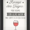 Depesche 11626_024 Komplimente Im Bilderrahmen Rezept Des Tages: MAN NEHME...