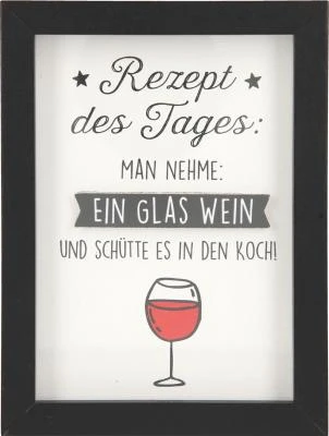 Depesche 11626_024 Komplimente Im Bilderrahmen Rezept Des Tages: MAN NEHME... 1 Depesche 11626_024 Komplimente Im Bilderrahmen Rezept Des Tages: MAN NEHME...