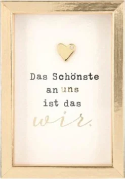 Depesche 11625_027 Komplimente Im Bilderrahmen Klein Das Schönste An Uns Ist...