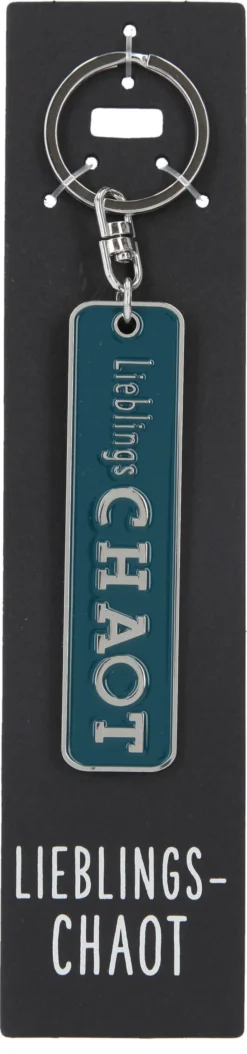 Depesche 11807 Schlüsselanhänger Vergiss Mich Nicht - 030 LIEBLINGS CHAOT