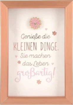 Depesche 11625_036 Komplimente Im Bilderrahmen Klein Genieße Die Kleinen Dinge