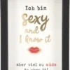Depesche 11625_037 Komplimente Im Bilderrahmen Klein Ich Bin Sexy And I Know It
