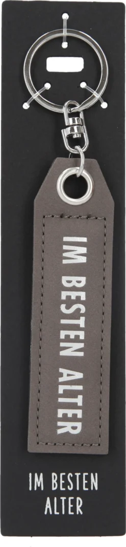 Depesche 11807 Schlüsselanhänger Vergiss Mich Nicht - 055 IM BESTEN ALTER