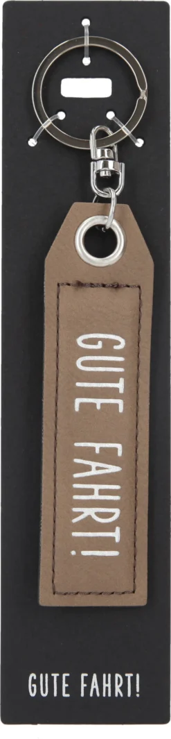 Depesche 11807 Schlüsselanhänger Vergiss Mich Nicht - 059 GUTE FAHRT