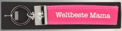 Depesche 4298 Glücksfilz Schlüsselband Anhänger 063 Weltbeste Mama