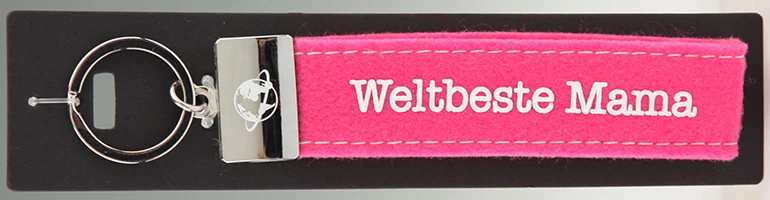 Depesche 4298 Glücksfilz Schlüsselband Anhänger 063 Weltbeste Mama 1 Depesche 4298 Glücksfilz Schlüsselband Anhänger 063 Weltbeste Mama