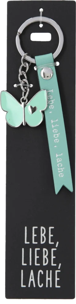 Depesche 11807 Schlüsselanhänger Vergiss Mich Nicht - 091 LEBE, LIEBE, LACHE