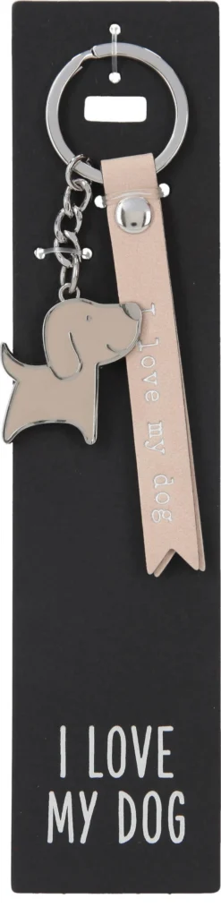 Depesche 11807 Schlüsselanhänger Vergiss Mich Nicht - 103 I LOVE MY DOG