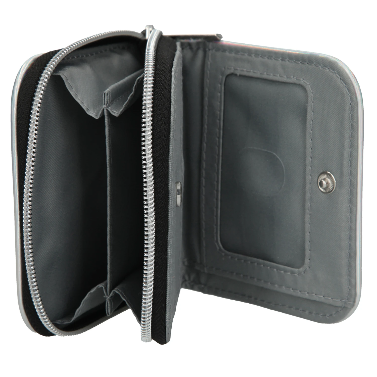 Depesche 10500 J1MO71 Lisa & Lena Portemonnaie Geldbörse Holo Silber 2 Depesche 10500 J1MO71 Lisa & Lena Portemonnaie Geldbörse Holo Silber – Bild 2