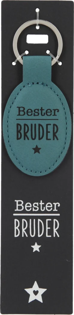 Depesche 11807 Schlüsselanhänger Vergiss Mich Nicht - 110 BESTER BRUDER