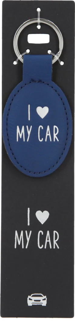 Depesche 11807 Schlüsselanhänger Vergiss Mich Nicht - 116 I (HEART) MY CAR